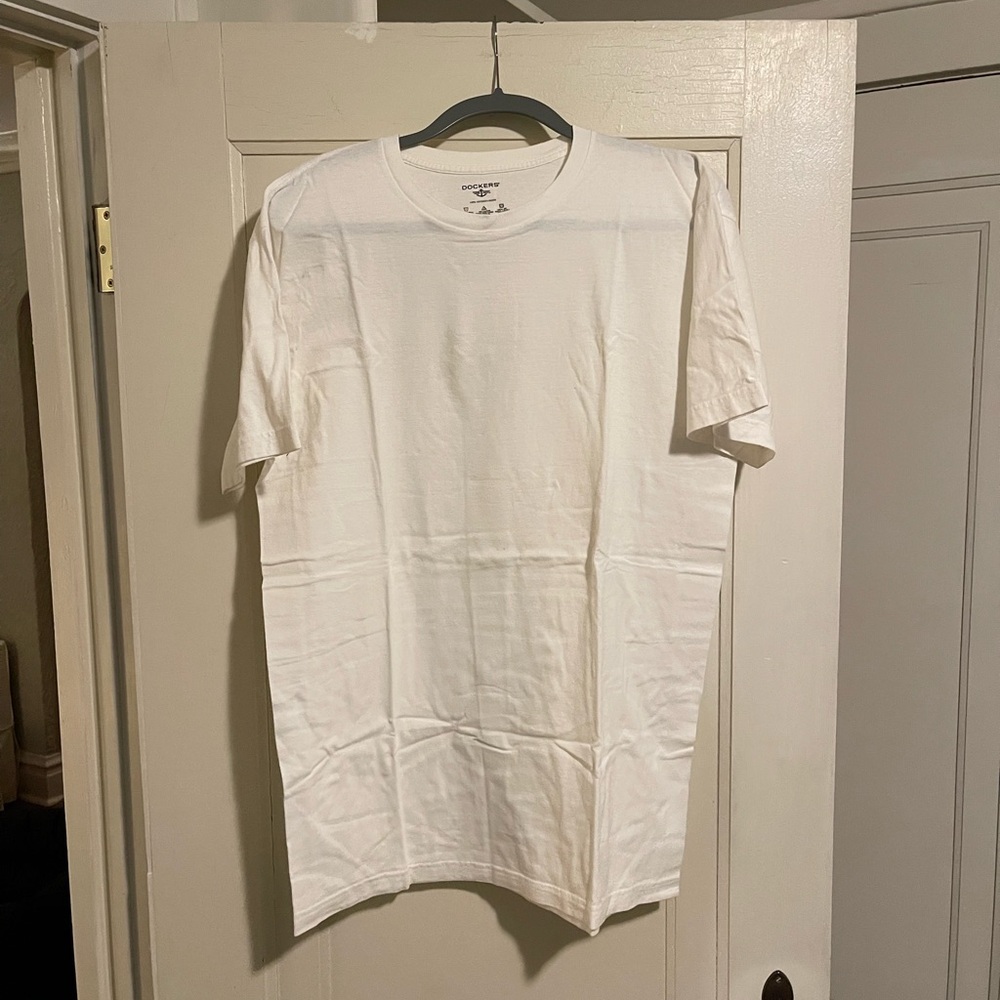 Dockers Large Tall White Shirt